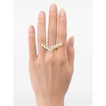 Кольцо Collection Line Balance Arm из желтого золота с жемчугом 2