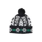 Вязаная шапка Supreme Snow Beanie 'Black' 2