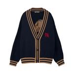 Кардиганы Palm Angels Bear Cardigan 'Черный/Коричневый' 1
