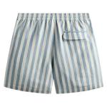 Шорты Kith Spun Silk Linen Stripe Kellen Short 'Светлый индиго' 2