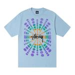 Футболки Stussy Atticus Pigment Dyed Tee «Sky Blue» 1