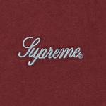 Футболки Supreme Washed Script Short-Sleeve Top 'Cardinal' 2