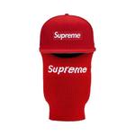 Баклавы Supreme Box Logo New Era + Balaclava 'Red' 1