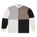 Поло Corteiz Rugby Shirt 'Greyscale' 1