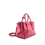 Twin Pocket Convertible Leather Small tote bag 3
