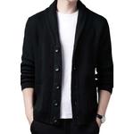 Жаккардовый вязаный кардиган HT2531 1