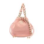 2021-2026 CC Quilted Lambskin Drawstring Bucket Bag satchel 1