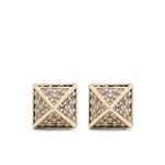 Pavé Pyramid earrings 1