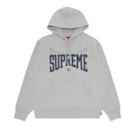 Худи Supreme Rhinestone Shadow Hooded Sweatshirt 'Heather Grey' 1