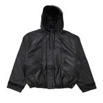 Бомберы Supreme x Martithe + Francois Girbaud Hooded Leather Flight Bomber Jacket 'Черный' 1