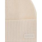 ribbed-knit logo-patch beanie hat 3