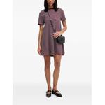 striped A-line mini dress 2