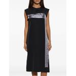 contrast-trim sleeveless midi dress 3