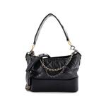 Сумка-хобо Gabrielle with Logo Handle Quilted Aged Calfskin Medium 1