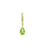 Серьга из желтого золота с бриллиантами 1