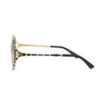 Солнцезащитные очки Gucci Round 'Gold/Black/Grey' 3