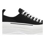 Кроссовки Alexander McQueen Tread Slick Lace Up 'Black White' 2