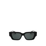 Medusa-motif rectangular-frame sunglasses 1
