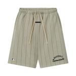 Шорты Fear of God Essentials MLB 90's Sweatshort 'Seal Heather W Black Pinstripes' 1