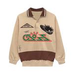 Свитеры Cactus Jack by Travis Scott Cross Rugby Sweater 'Tan/Brown' 1