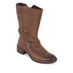 Ботинки Whittemore Mid Side-Zip Dark Brown 2