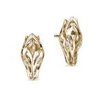 Серьги Naga из желтого золота с бриллиантами 1