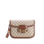 Horsebit 1955 Shoulder Bag GG Coated Canvas with Leather Small crossbody bag 1