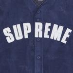 Джерси Supreme Ultrasuede Mesh Baseball Jersey 'Navy' 2