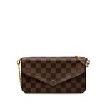 Сумка через плечо Damier Ebene Pochette Felicie (2018 год) 1