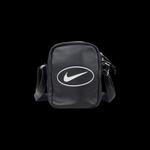 Сумки через плечо Nike Leather Shoulder Bag 'Black' 1