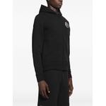 logo-patch zip-up hoodie 2