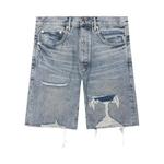 Шорты PURPLE BRAND Faros Rip Patched Shorts 'Light Indigo' 1
