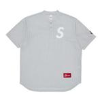 Джерси Supreme S Logo Baseball Henley 'Grey' 1