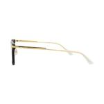 Очки Bottega Veneta Square-Frame Acetate Optical Frames 'Black Gold Transparent' 3
