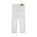 Джинсы Off-White Diag Tab Arrow Slim джинсы 'Bleach Blue' 2