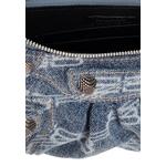 Мини-сумка через плечо Le Cagole с цепочкой BB Monogram из денима 4