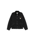 logo-patch corduroy-collar jacket 1