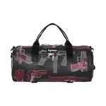 Сумки-дафл Supreme Guns Embroidered Leather Duffle Bag 'Black' 1