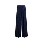 Eloise pleated wide-leg trousers 1