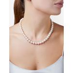 Колье Classic из белого золота с жемчугом 8 мм 2