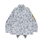 Верхняя одежда BAPE Space Camo Shark M-65 'White' 1