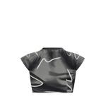 graphic-print cropped T-shirt 2