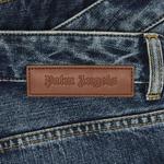 Шорты Palm Angels Curved Logo Denim Shorts 'Blue/Light Blue' 3