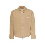logo-patch zip-up jacket 1