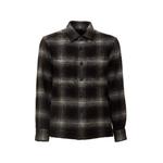 Moon check-pattern wool shirt 1
