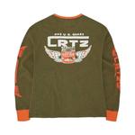 Футболки Corteiz Gasolina Waffle Long-Sleeve 'Khaki/Burnt Orange' 2
