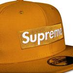 Кепки Supreme x New Era Champions Box Logo Hat «Wheat» 3
