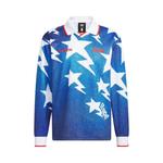 Джерси Adidas x BAPE LSL Star Jersey 'Medium Blue Denim' 1
