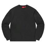 Свитшоты Supreme Tonal Appliqué Crewneck 'Black' 1