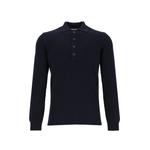 ribbed-knit polo shirt 1